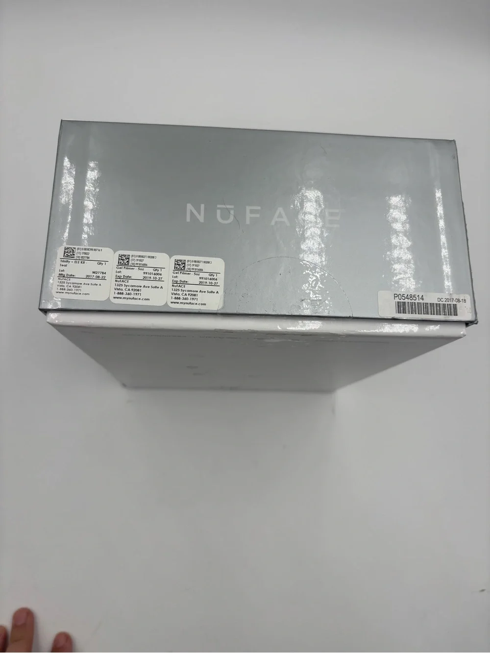 NuFACE Trinity Facial Toning Device w/ ELE Kit Teal New!!!!